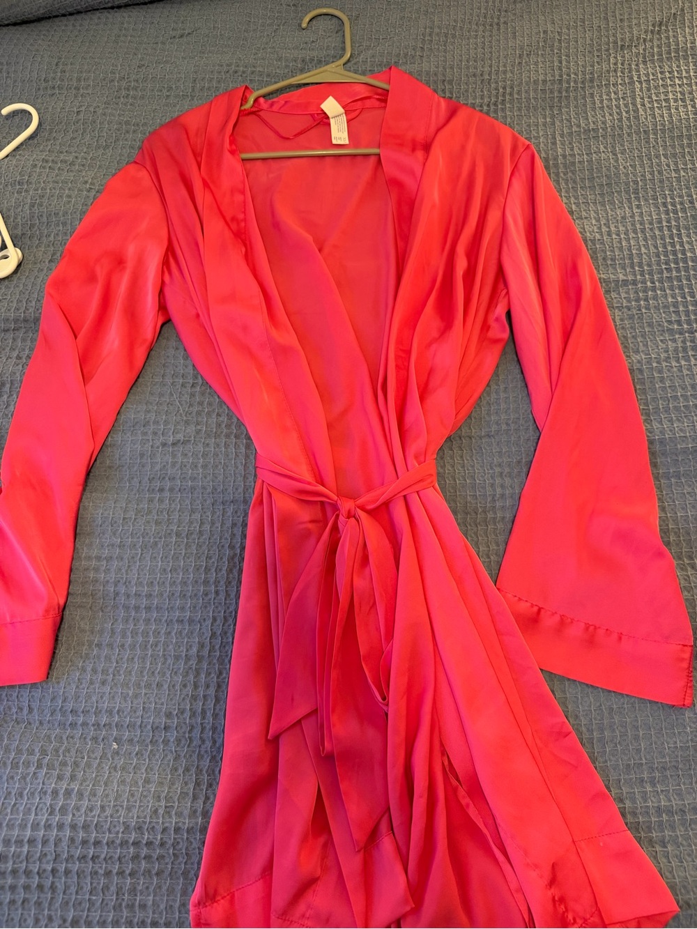 Women’s Dark Pink Satin Robe